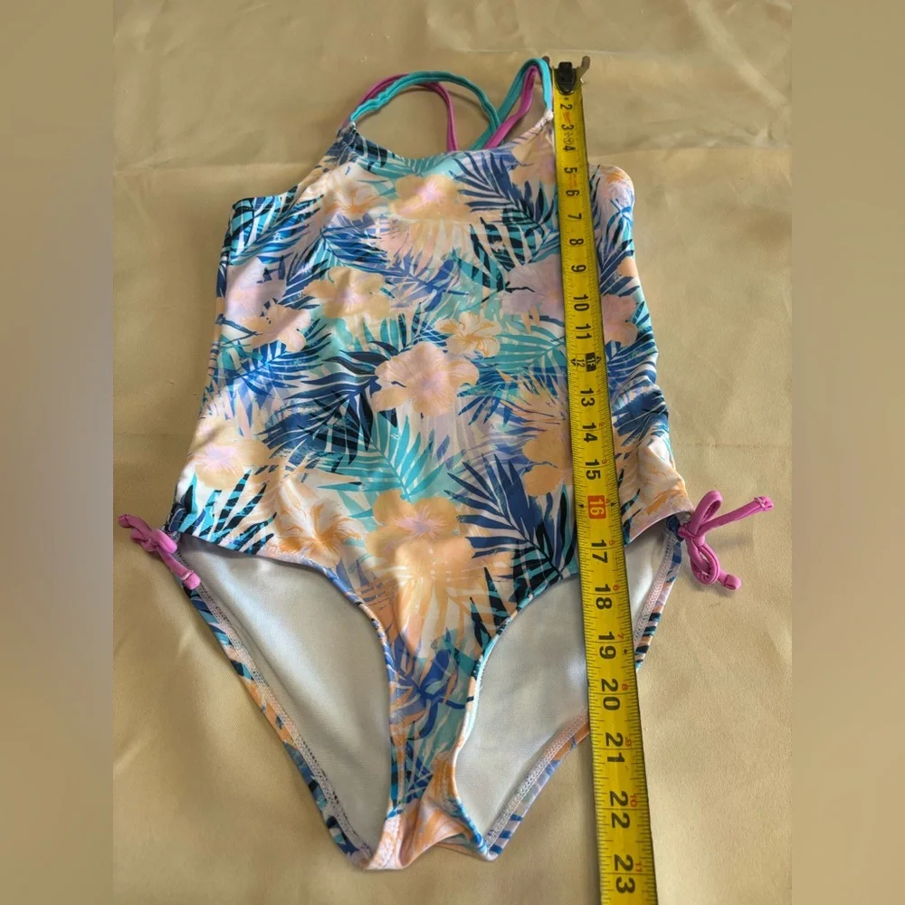 Angel Beach‎ Hawaiian Tropical Kids Swim One Piece